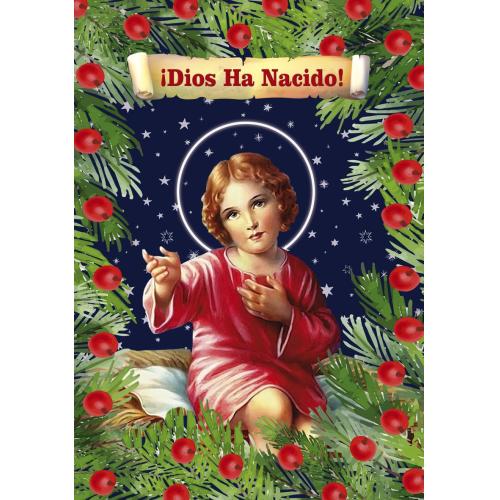 COLGADURA DE NAVIDAD NIÑO JESÚS Azul