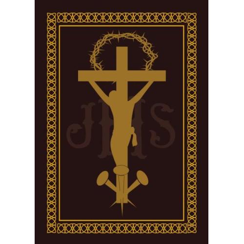 Colgadura de Semana Santa Marrón