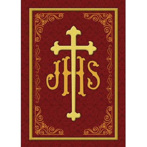 Colgadura de Semana Santa Roja